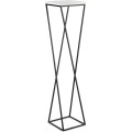 Květinový stojan LOFT I 100 cm černý/bílý