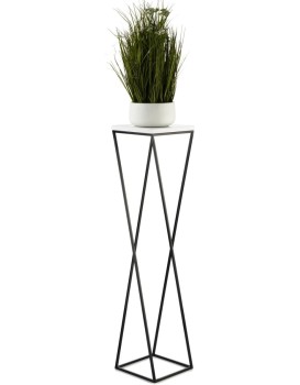 Květinový stojan LOFT I 100 cm černý/bílý