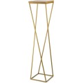 Květinový stojan LOFT I 100 cm zlatý/dub lancelot