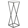 Květinový stojan LOFT I 70 cm černý/bílý