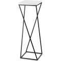 Květinový stojan LOFT I 70 cm černý/bílý
