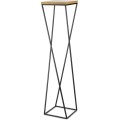 Květinový stojan LOFT I 100 cm černý/dub lancelot