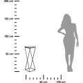 Květinový stojan LOFT I 70 cm černý