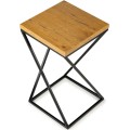Květinový stojan LOFT III 40 cm černý/dub lancelot