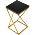 Květinový stojan LOFT III 40 cm zlatý/černý