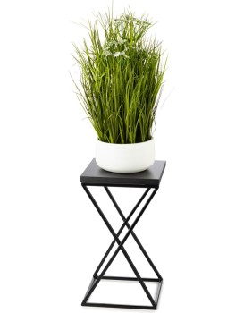 Květinový stojan LOFT I 40 cm černý