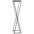 Květinový stojan LOFT II 100 cm černý/dub lancelot