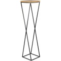 Květinový stojan LOFT II 100 cm černý/dub lancelot