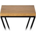 Květinový stojan LOFT II 100 cm černý/dub lancelot