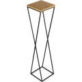 Květinový stojan LOFT II 100 cm černý/dub lancelot