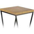 Květinový stojan LOFT I 100 cm černý/dub lancelot