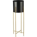 Stojací květináč GOLDEN 75 cm černý