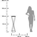 Květinový stojan LOFT II 100 cm černý