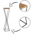 Květinový stojan LOFT II 100 cm černý/dub lancelot