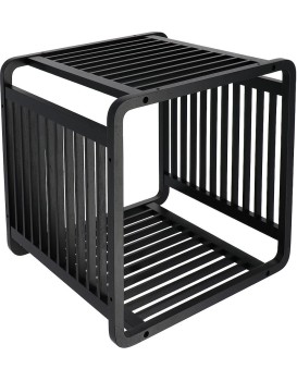 Bambusová koupelnová police Cube černá