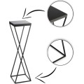 Květinový stojan LOFT 70 cm černý