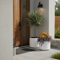 Květináč LUNA Vase 34,8 cm bílý