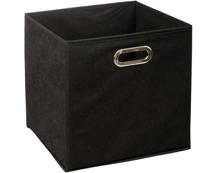 Úložný box Textilie II 31x31 cm černý