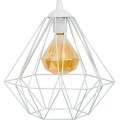 Stropní svítidlo Diamond 25 cm bílé