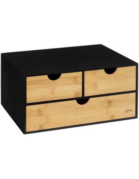 Organizér Practicality 3 šuplíky bambusový