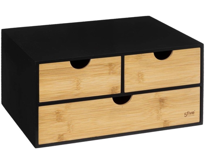 Organizér Practicality 3 šuplíky bambusový