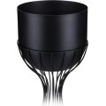 Květináč na stojanu LOFT V 68 cm černý