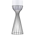 Květinový stojan LOFT 56 cm černý/bílý