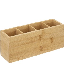 Kosmetický organizér Bamboony 4 přihrádky bambus