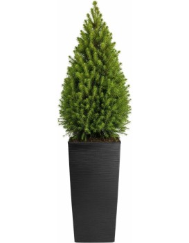 Plastový květináč Porto Riflo 75x39,6x39,6 cm černý
