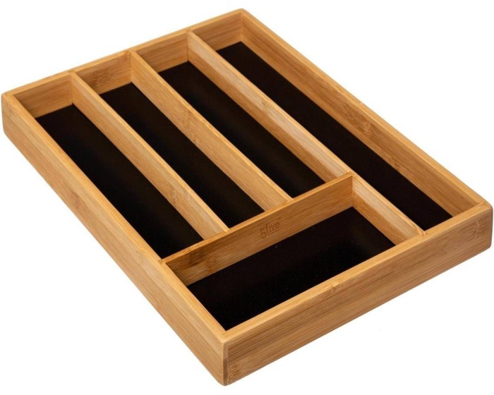 Organizér do šuplíku BAMBUS 34x25 cm