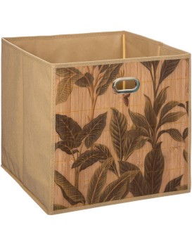 Úložný box Flower Bamboo 31x31 cm