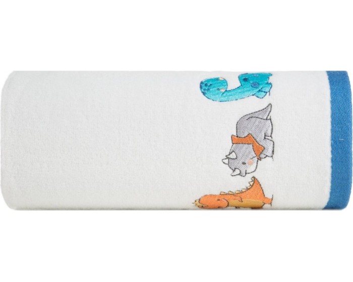 Dětská bavlněná osuška BABY42 Zvířátka 50x90 cm bílá