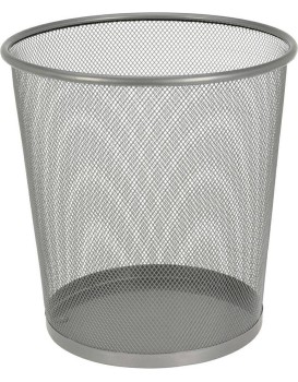 Odpadkový koš SLIMO 28 cm stříbrný