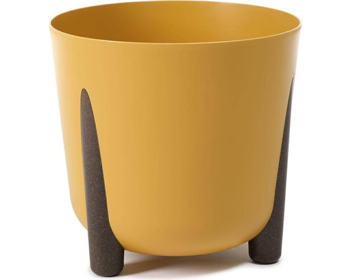 Květináč MOSS ECO II 30 cm hořčicově žlutý