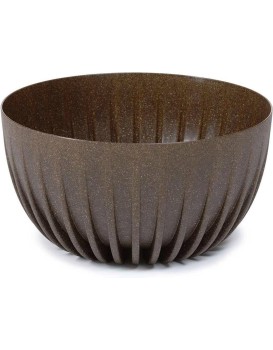 Květináč STRIPPED Eco Coffe 23,6x14 cm hnědý