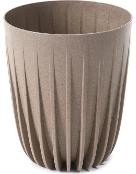 Květináč STRIPPED ECO VI 25 cm latte