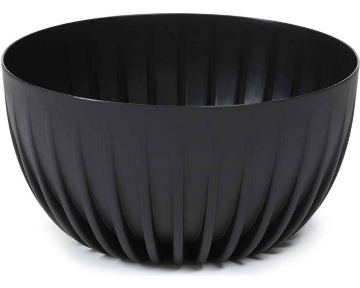Květináč STRIPPED ECO 30 cm černý