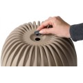 Květináč STRIPPED ECO 24 cm zelený