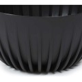 Květináč STRIPPED ECO 30 cm černý