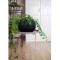 Květináč STRIPPED ECO 30 cm černý
