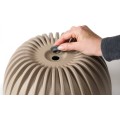 Květináč STRIPPED ECO 24 cm bílý