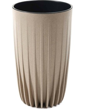 Květináč STRIPPED ECO II 30 cm latte