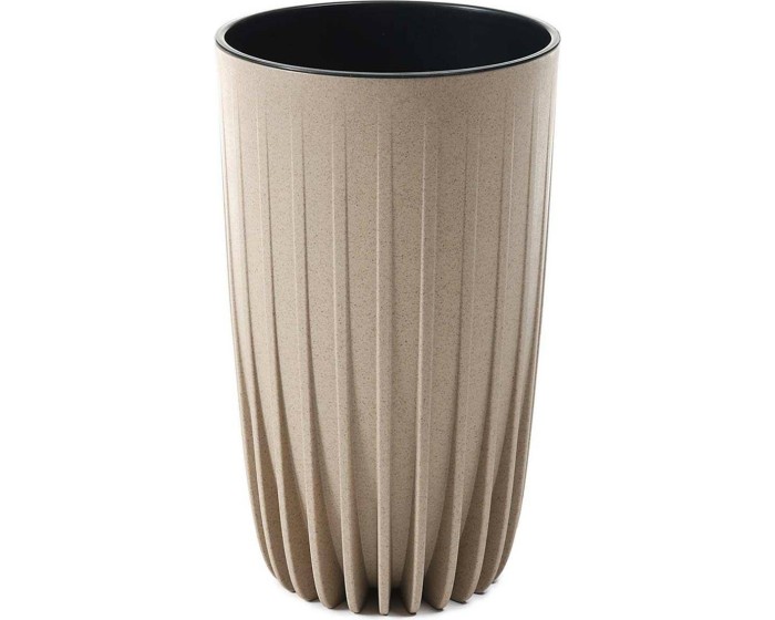 Květináč STRIPPED ECO II 30 cm latte