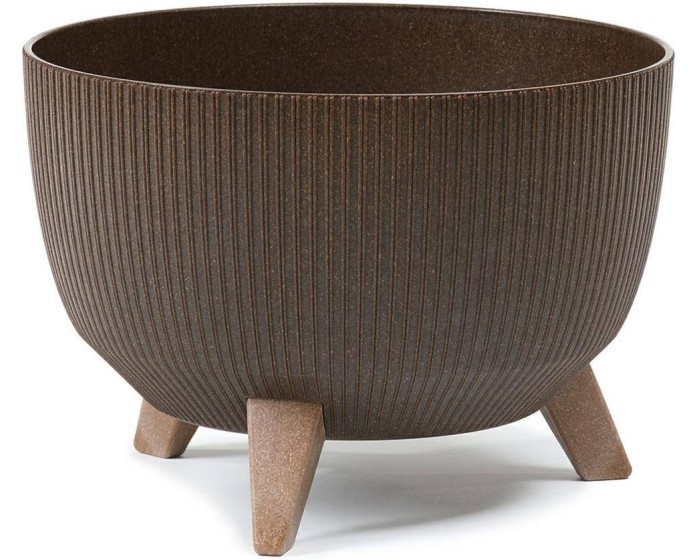 Květináč Rosa Linea 29x18 cm coffee espresso