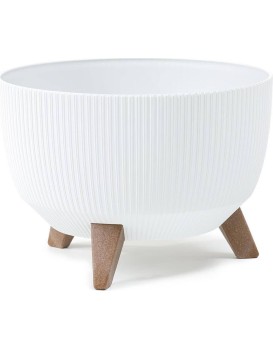 Květináč Rosa Linea 24x15 cm bílý