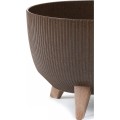 Květináč Rosa Linea 29x18 cm coffee espresso