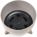 Květináč Rosa Linea 29x18 cm coffee espresso