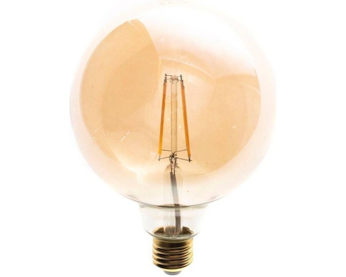 LED žárovka PILAS G125 teplá žlutá