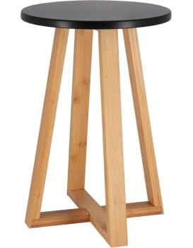 Odkládací stolek BAMBOO černý/natural
