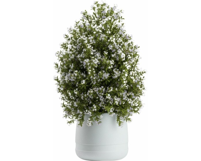 Květináč LUNA Vase 42 cm bílý